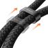 Mcdodo CA-6820 USB-C to Lightning Cable, PD 36W Rapid Charging, iPhone Cable, High Speed Data Transfer, Mobile Strap, Shoulder Strap/Neck Strap, Type-C lightning Cable, Multi-Cable 1.2M- Black